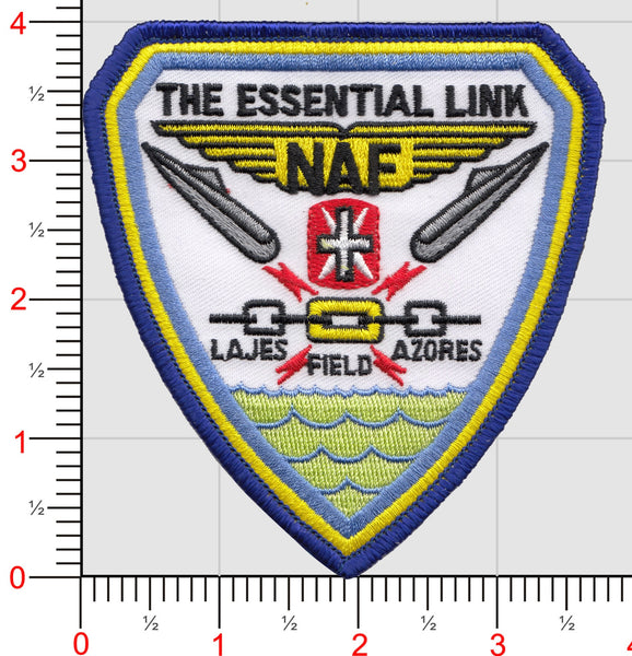 Officially Licensed US Navy NAF Lajes Patch