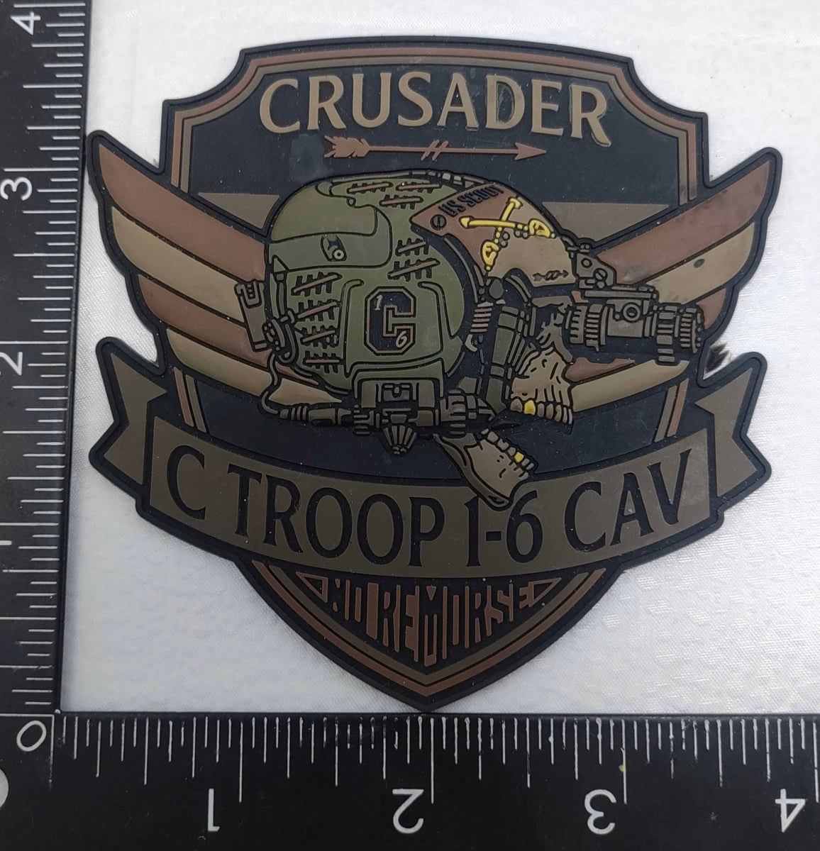 Official 1-6 Cavalry Crusader Patches – MarinePatches.com - Custom ...