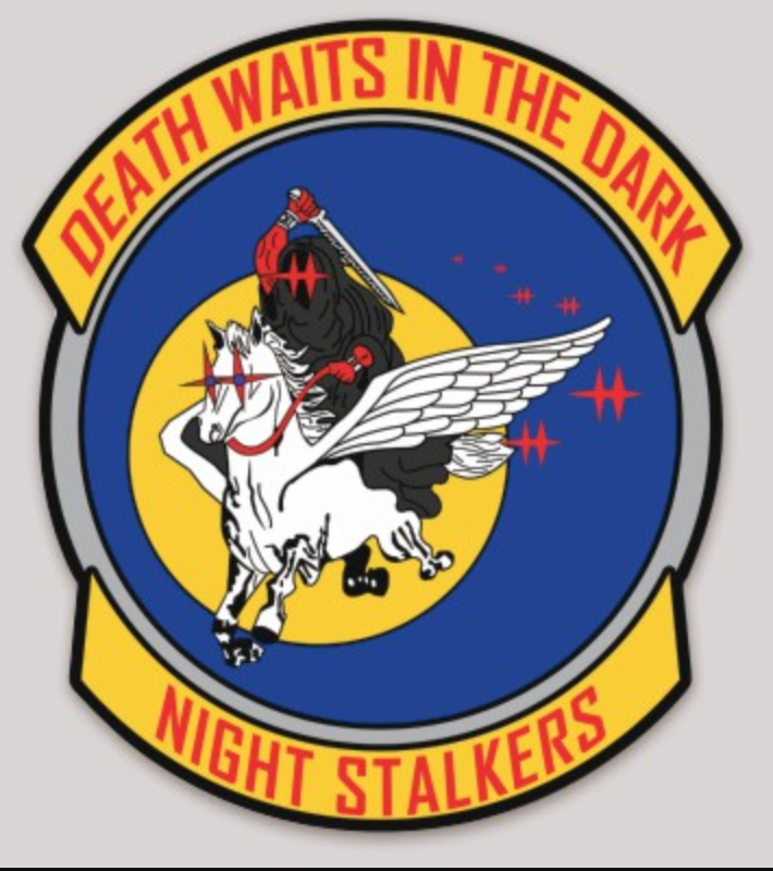 US Army Task Force 160th SOAR Night Stalkers Squadron Sticker –  MarinePatches.com - Custom Patches, Military and Law Enforcement