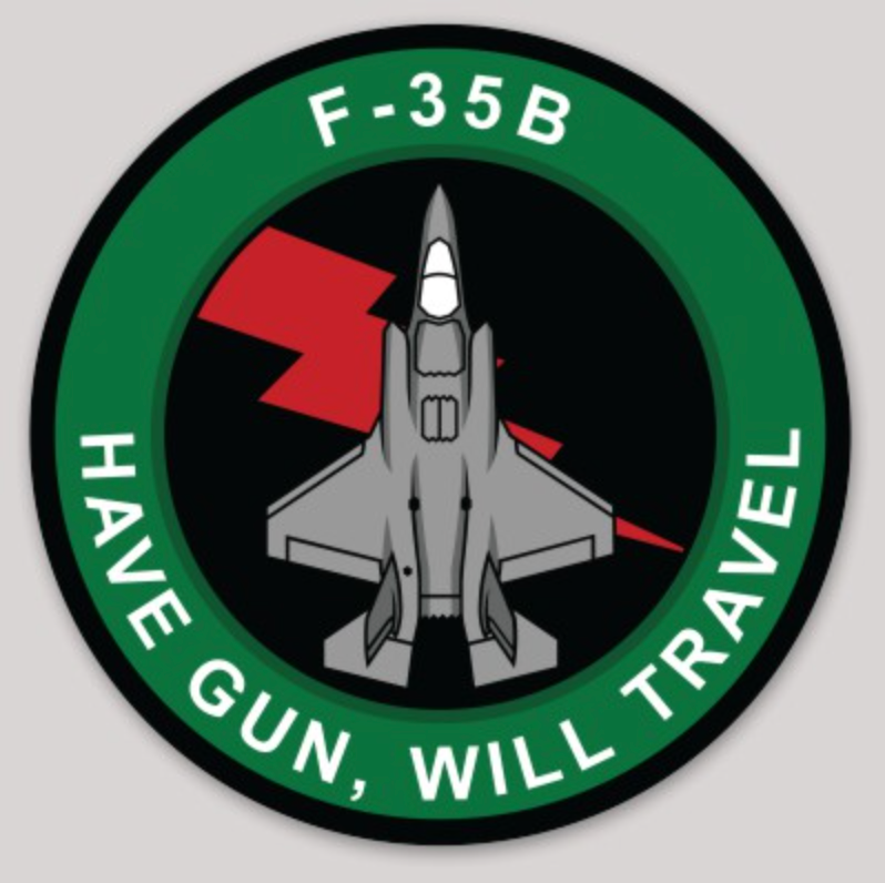 Official VMFA-121 Green Knights F-35B Sticker – MarinePatches.com ...