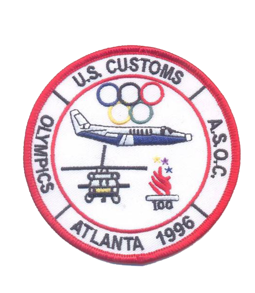 Legacy US Customs 1996 Atlanta Olympics US Customs NASO Patch