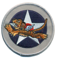 US Army Air Corps WWII Flying Tigers Patches