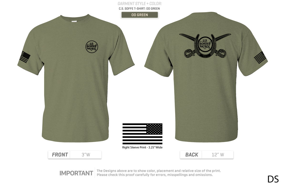 US Border Patrol Horse Patrol T-shirt