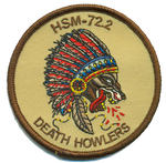 Official US Navy HSM 72.2 Death Howler Patch