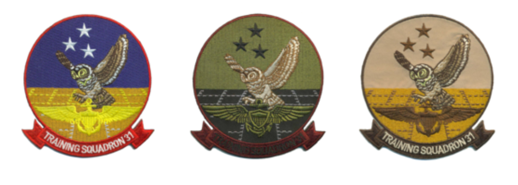 Officially Licensed US Navy VT-31 Wise Owls Squadron Patches