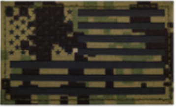 IR American Flag Patch - Infra-red Night Vision Patch