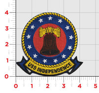 Officially Licensed US Navy USS Independence CV-62 Patch