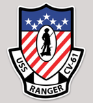 USS Ranger CV-61 sticker