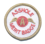 A**hole Merit Badge Patch