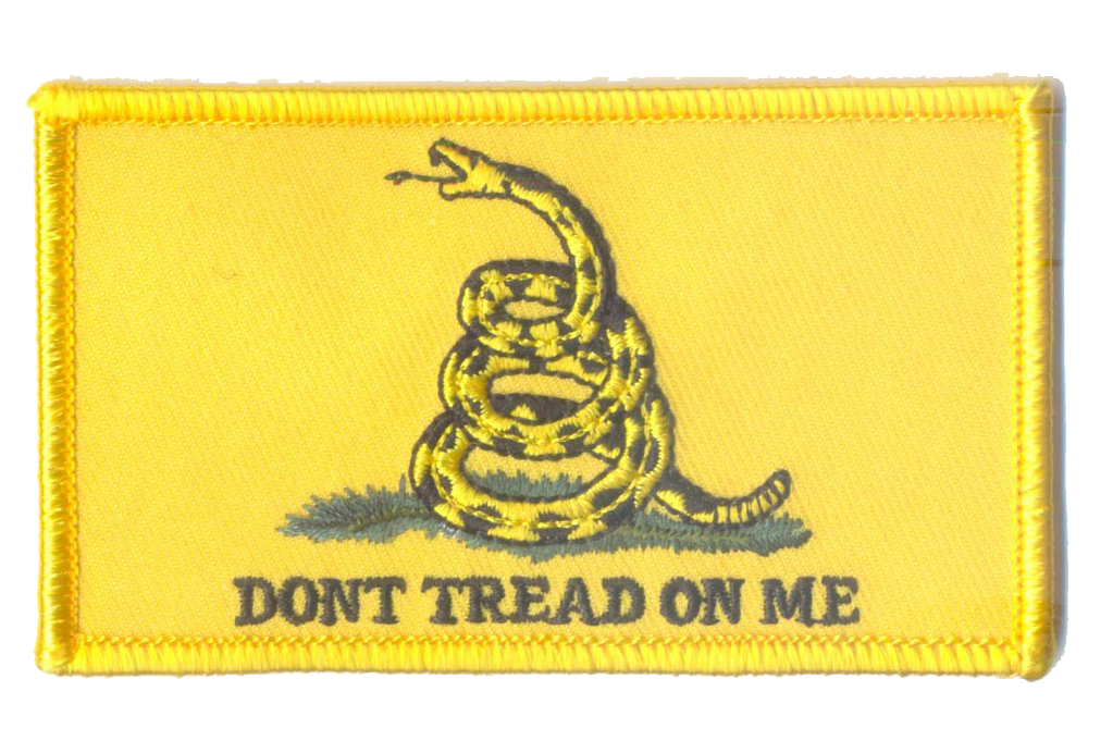 Don't Tread On Me Glow in the Dark PVC Velcro Patch