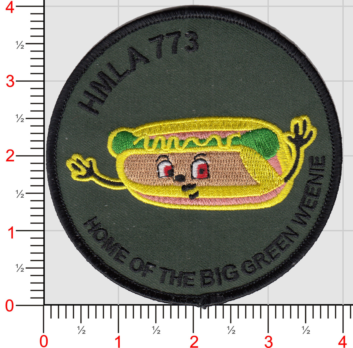 Official HMLA-773 Det A Mardi Gras Patches – MarinePatches.com