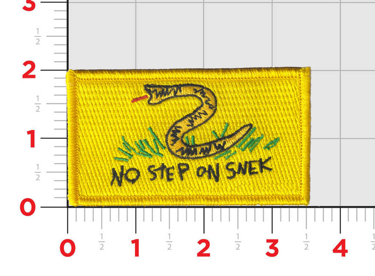 No Step on Snek Patch – MarinePatches.com - Custom Patches, Military and  Law Enforcement