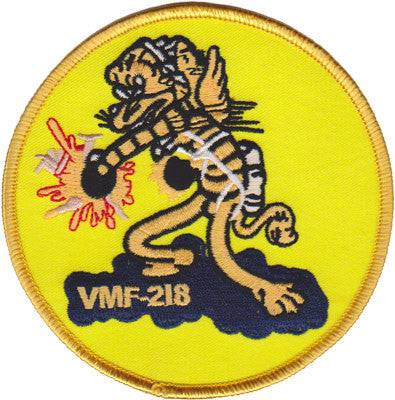 Officially Licensed USMC VMF-218 Hellions Patch