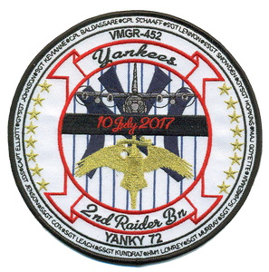 VMGR-452/2nd Raider Memroial Patches