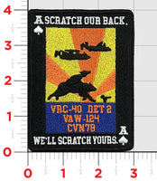 Official VRC-40 DET 2 Scratch Our Back Patch