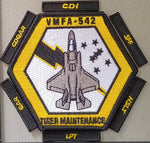 Official VMFA-542 Tiger Maintenance Patch