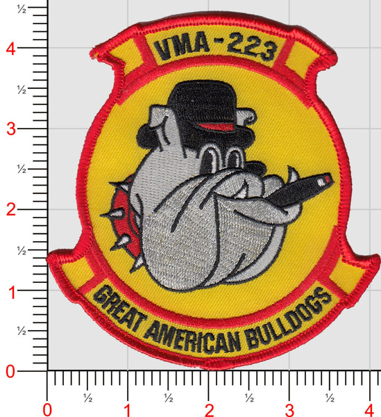 Officially Licensed USMC VMA-223 Great American Bulldogs Patch
