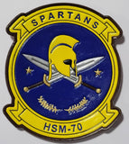 Officially Licensed US Navy HSM-70 Spartans Leather Patch