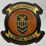 Officially Licensed VMFA-314 Black Knights Leather Patches