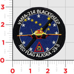 Official VMFA-214 Blacksheep Red Flag 2023 Shoulder Patch