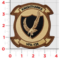 Officially Licensed US Navy VFA-136 Knighthawks Patch