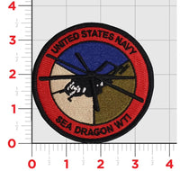 Officially Licensed US Navy Sea Dragon WTI CH-53 patch