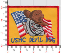 Officially Licensed USMC Devil Dog Patch