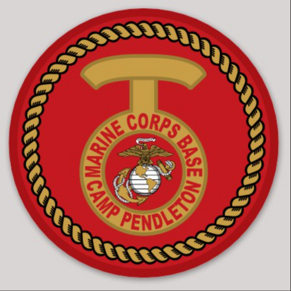 Officially Licensed USMC Marine Corps Base Camp Pendleton Sticker