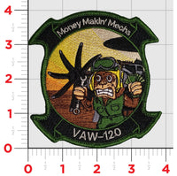 Official VAW-120 Greyhawks Money Makin' Mechs patches