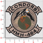 Officially Licensed USMC HMH-464 Condors Tan Patch