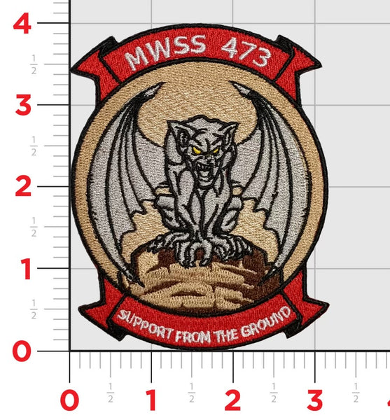 Officially Licensed USMC MWSS-473 Gargoyles Patch