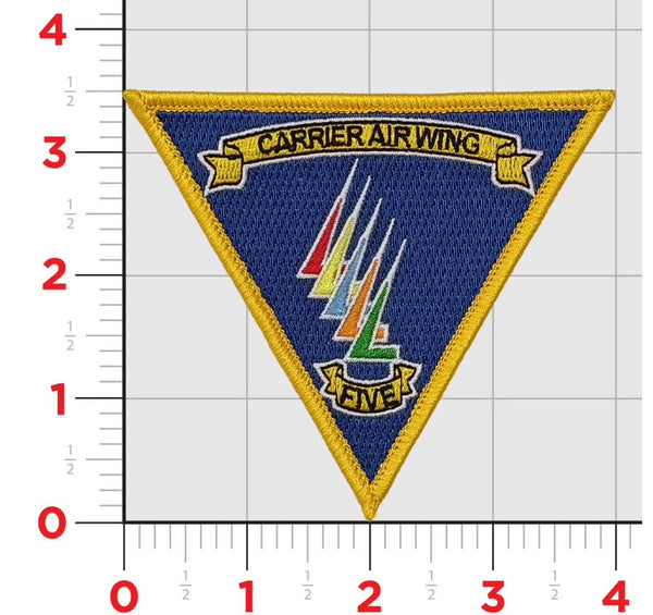 Officially Licensed Carrier Air Wing CVW-5 Patch