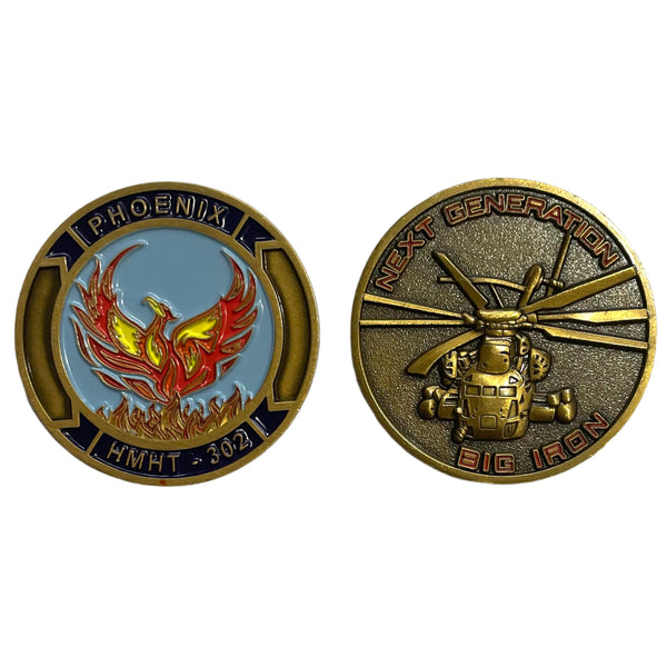 Officially Licensed HMHT-302 Phoenix Squadron Coins