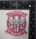 Official HMH-466 Wolfpack Cancer Awareness PVC Patch