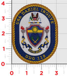 Officially Licensed USS Daniel Inouye DDG-118 Patches