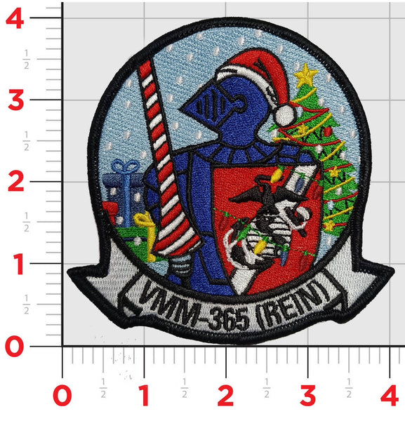 Official VMM-365 (REIN) Christmas Patch
