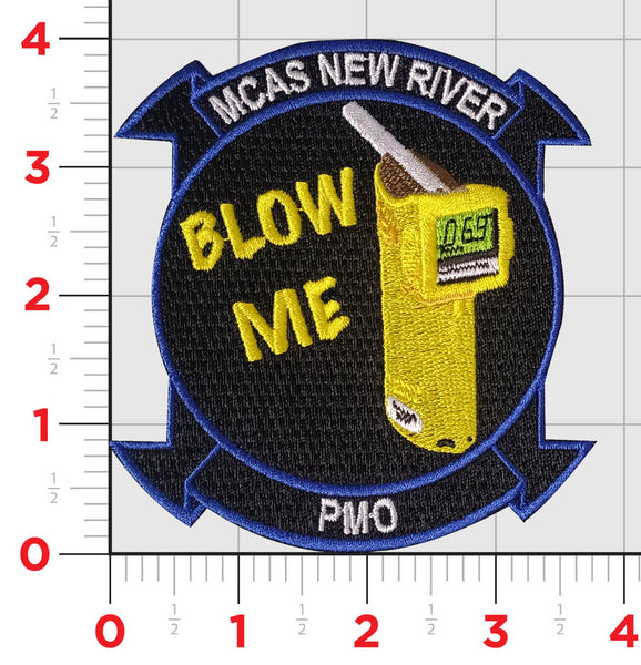 Official MCAS New River PMO Blow Me Patch