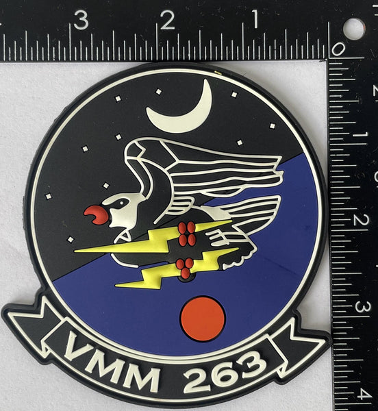 Officially Licensed VMM-263 Thunder Chickens PVC Glow chest patch