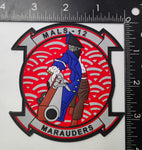 Official MALS-12 Marauders PVC patch