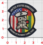 Official US Embassy Marine Detachment Togo Patch