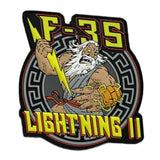 Official F-35 Lightning II PVC Shoulder Patch