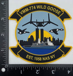 Official VMM-774 Wild Goose NAS New York PVC Patch