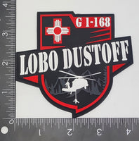 Official G Co 1-168 NM Army Guard Lobo Dustoff Patch