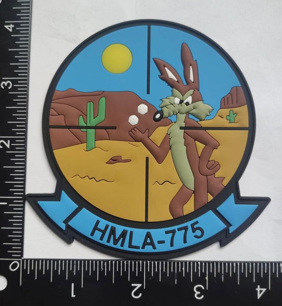 Officially Licensed HMLA-775 Coyotes PVC Chest Patch