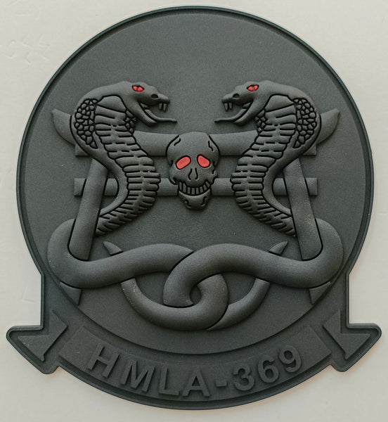 Officially Licensed HMLA-369 Gunfighters PVC Blackout Patch
