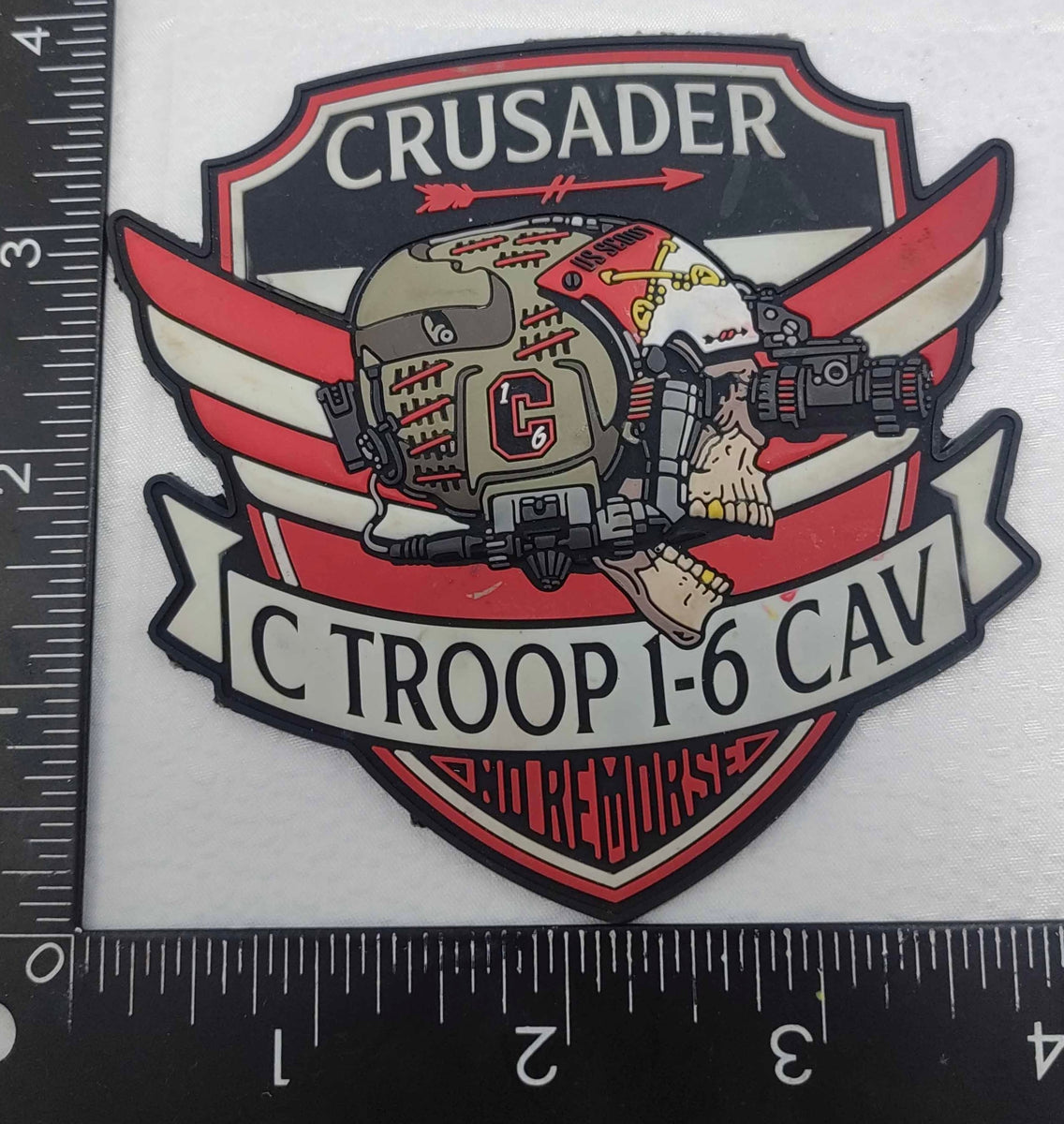 Official 1-6 Cavalry Crusader Patches – MarinePatches.com - Custom ...