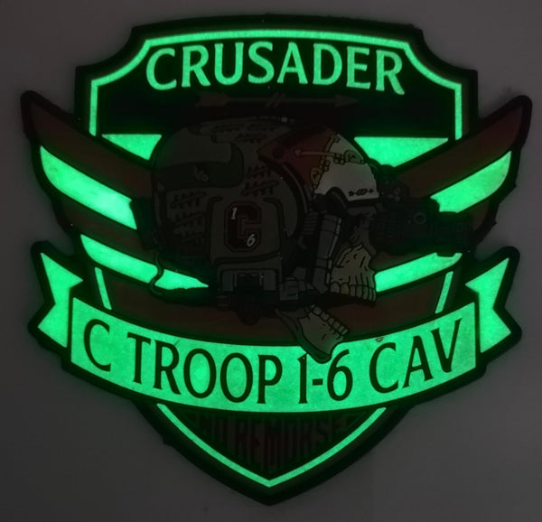 Official 1-6 Cavalry Crusader Patches – MarinePatches.com - Custom ...