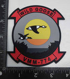 Officially Licensed USMC VMM-774 Wild Goose PVC Squadron Patches