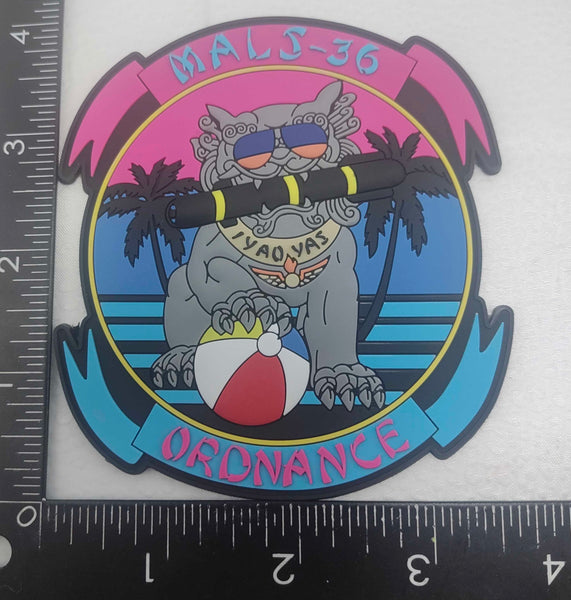 Official MALS-36 Ordnance Summer PVC Patch