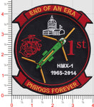 Officially Licensed HMX-1 Nighthawks CH-46 End of an Era Patch